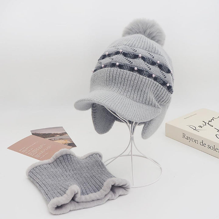 Women Self Design Beanie Caps