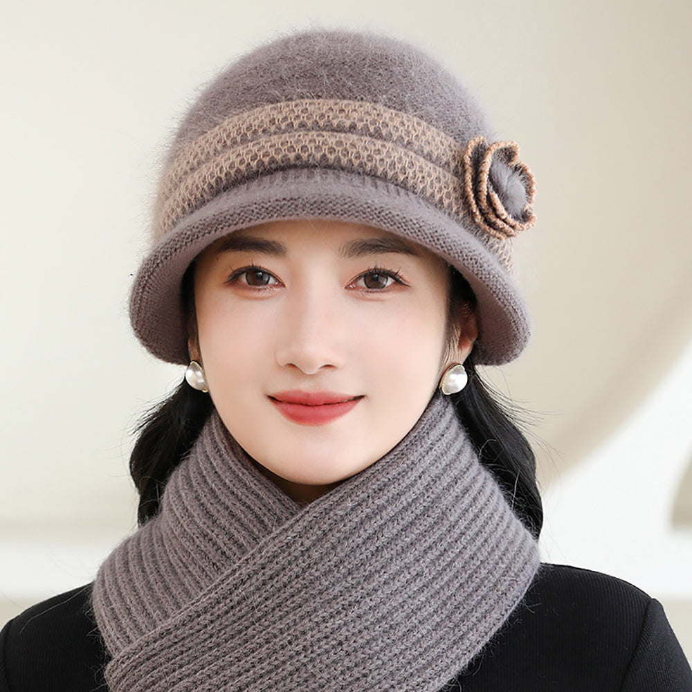 Women Self Design Casual Beanie Caps