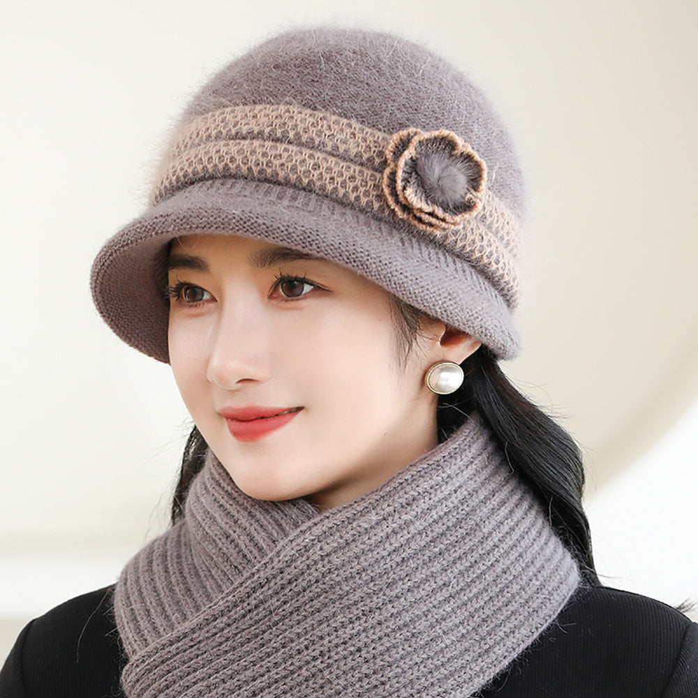 Women Self Design Casual Beanie Caps