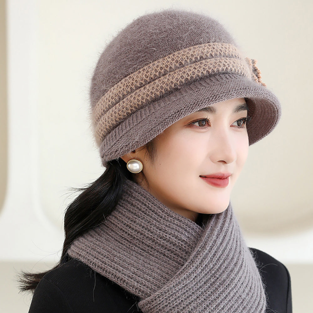 Women Self Design Casual Beanie Caps