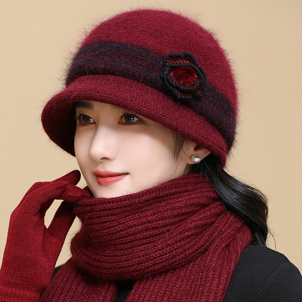 Women Winter Acrylic Beanie