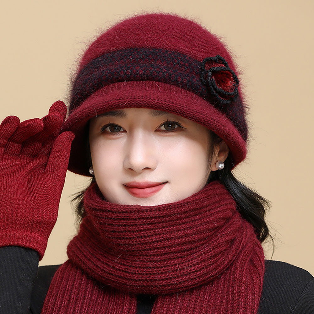 Women Winter Acrylic Beanie
