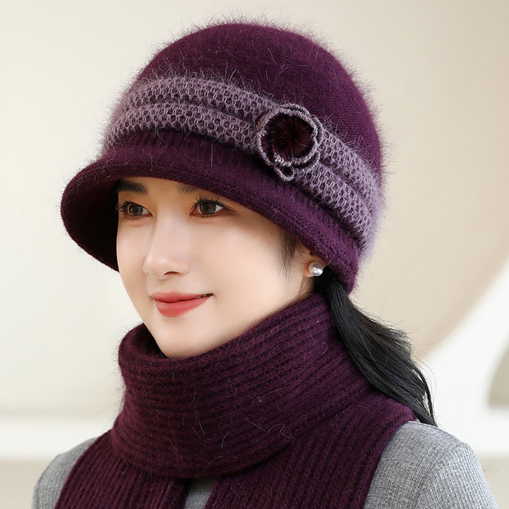 Women Self Design Beanie