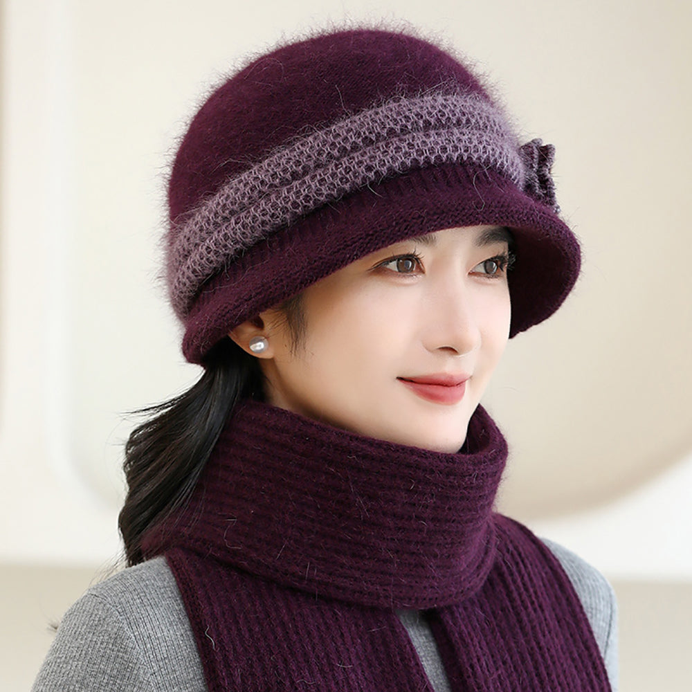 Women Self Design Beanie