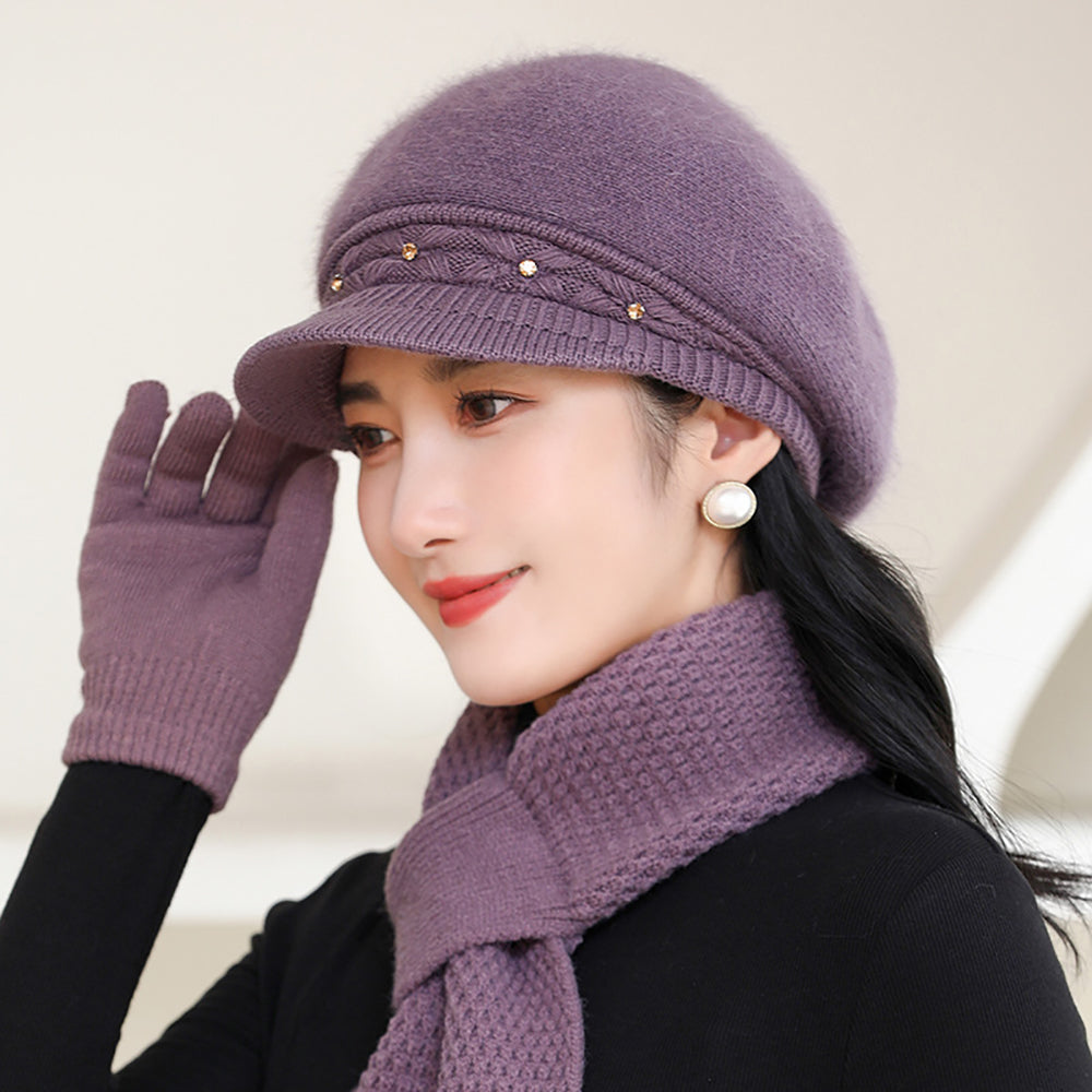 Women Winter Acrylic Beanie