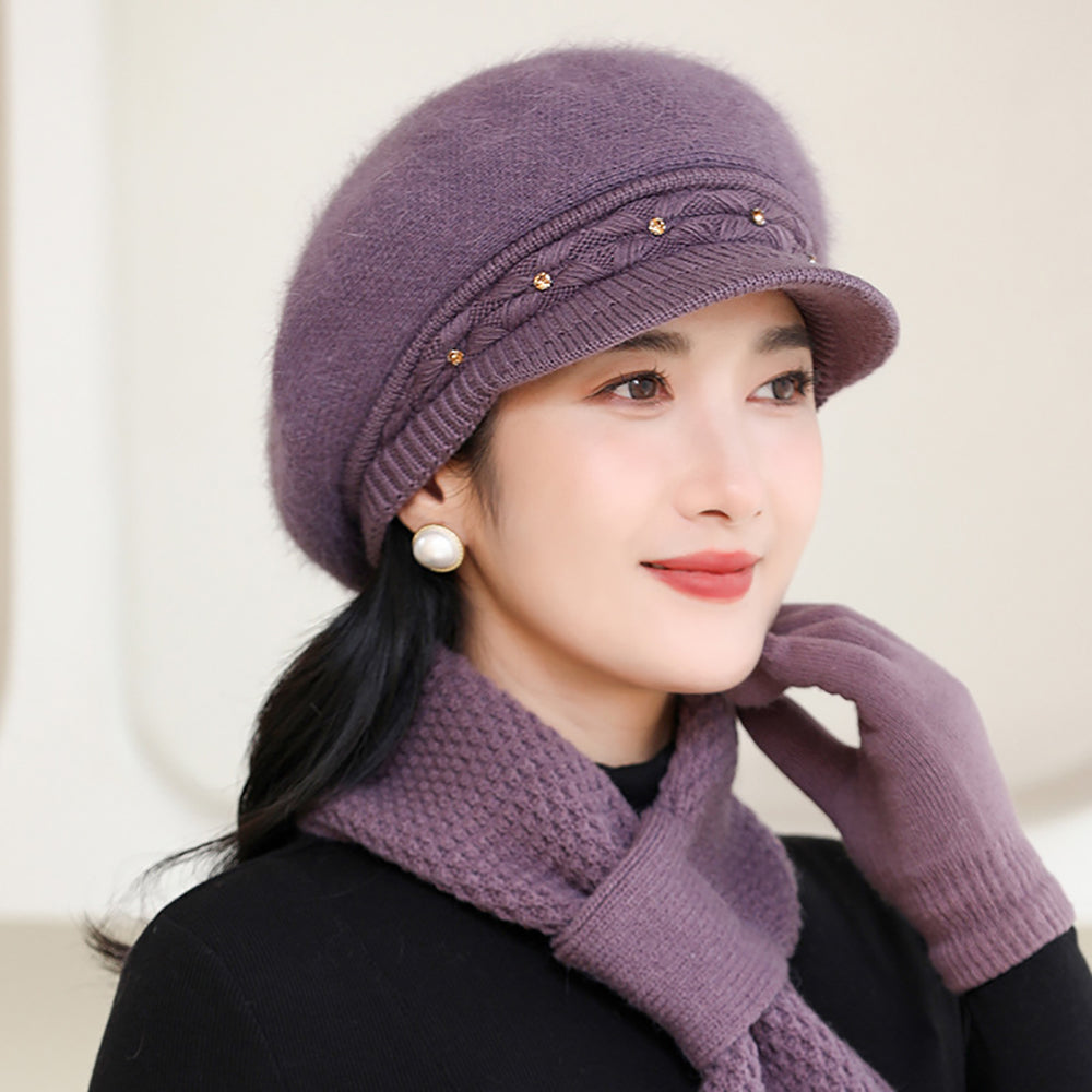 Women Winter Acrylic Beanie