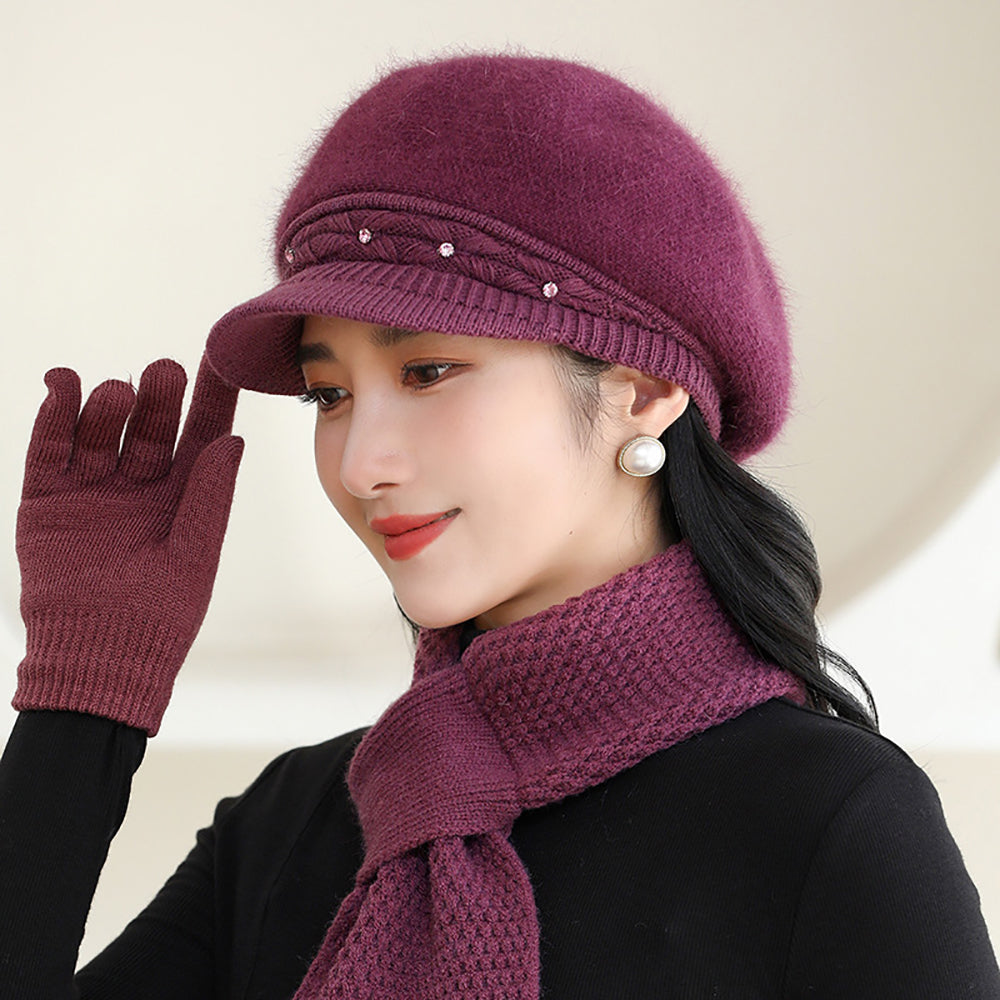 WomenSelf Design Visor Cap