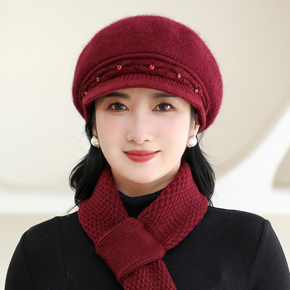 Women Self Design Beanie