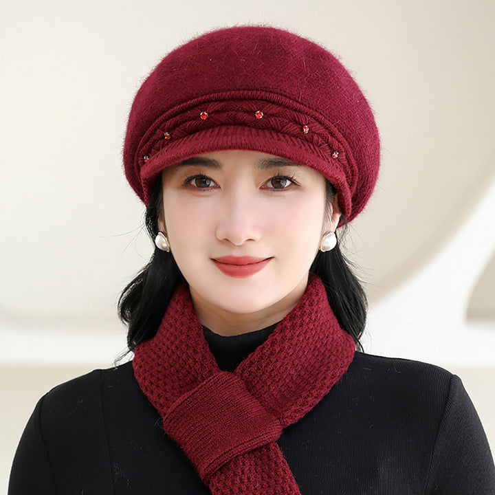 Women Self Design Beanie