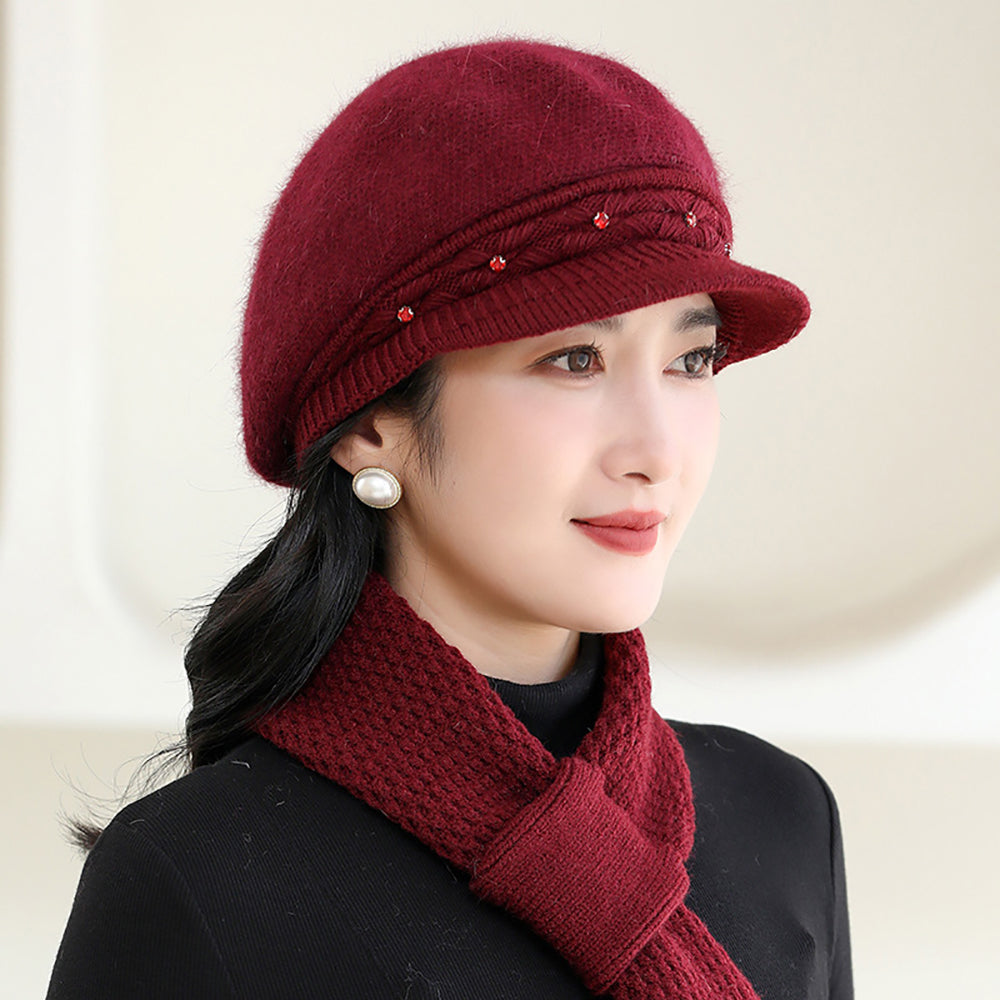 Women Self Design Beanie