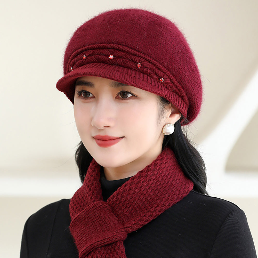 Women Self Design Beanie