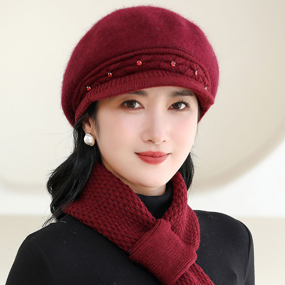 Women Self Design Beanie