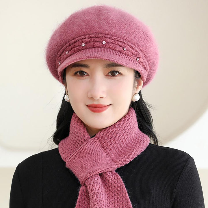 Women Self Design Ascot Cap