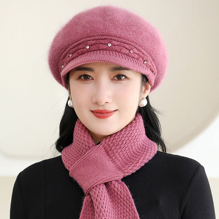 Women Self Design Ascot Cap