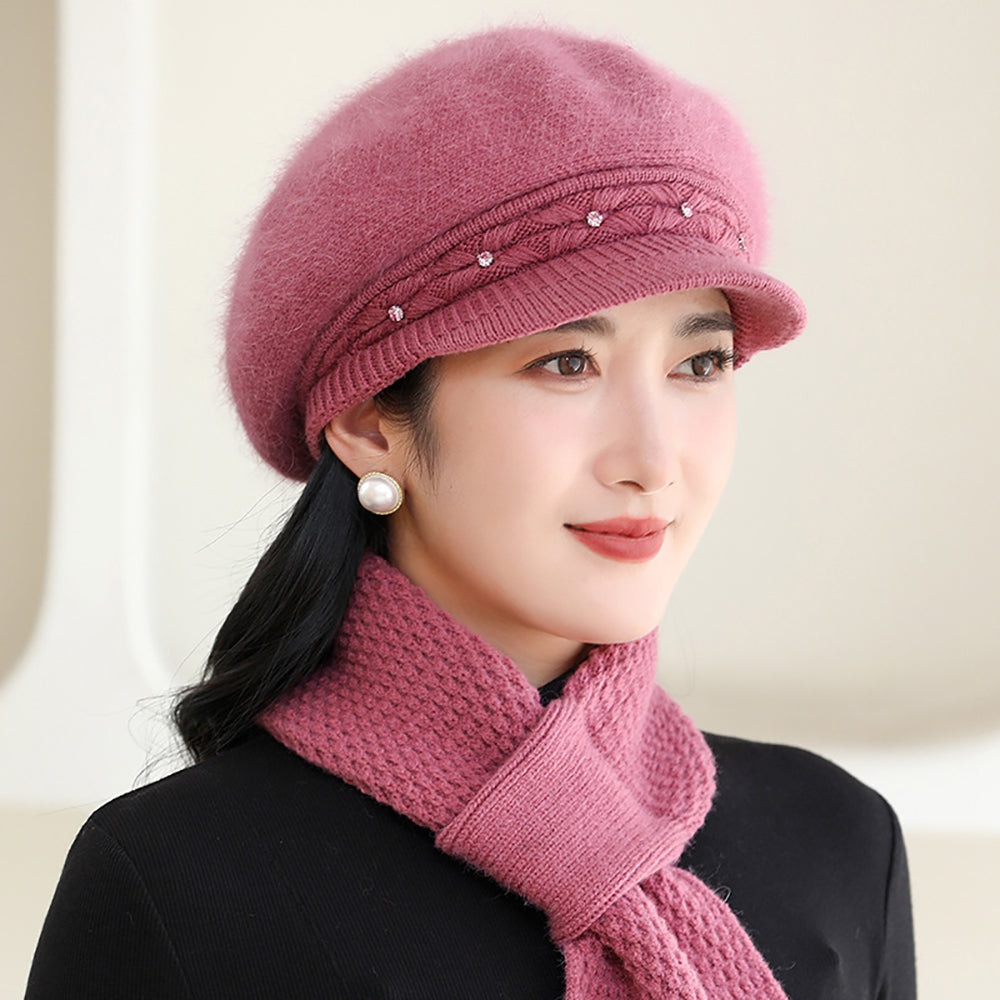 Women Self Design Ascot Cap