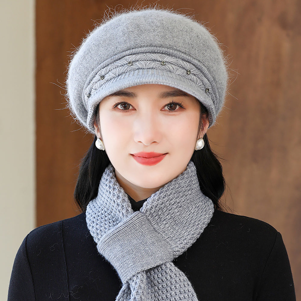 Women Acrylic Visor Cap