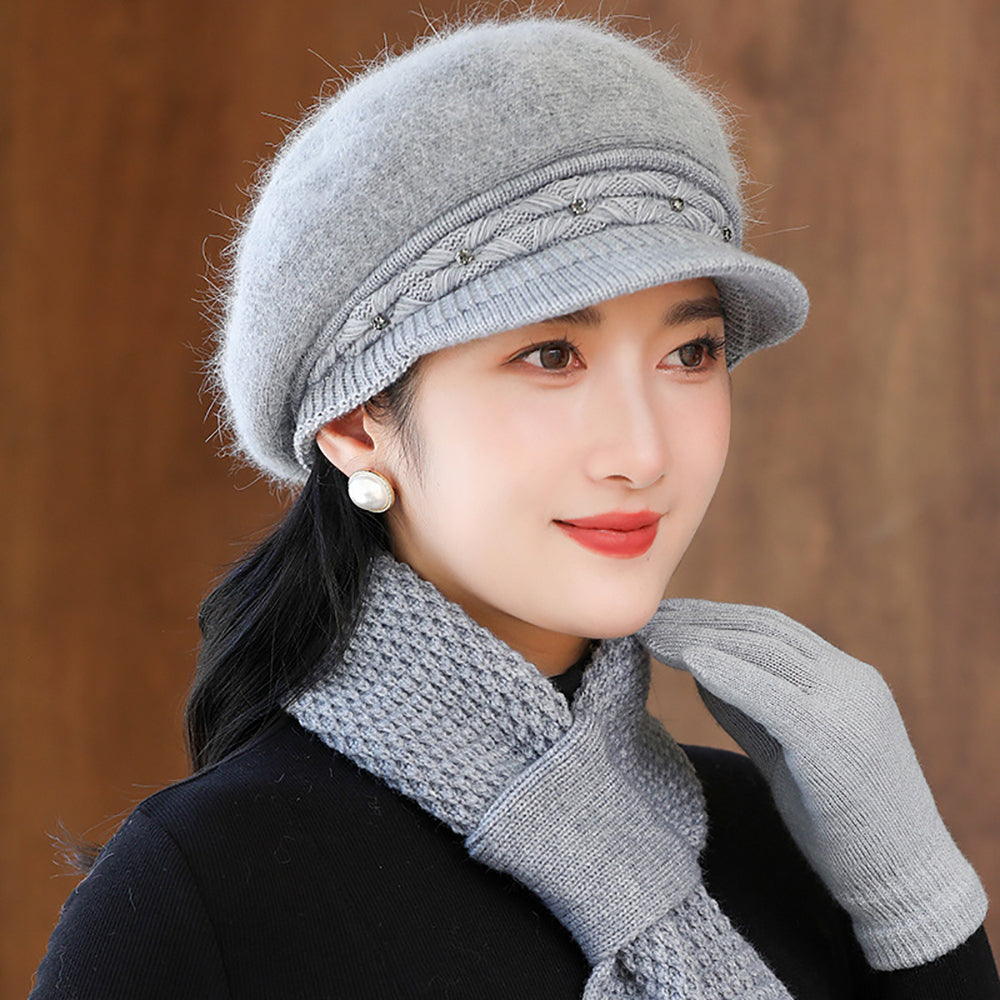 Women Acrylic Visor Cap