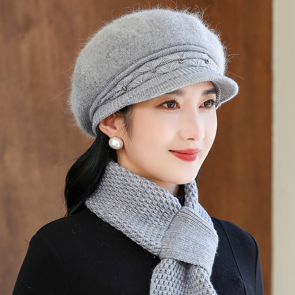 Women Acrylic Visor Cap