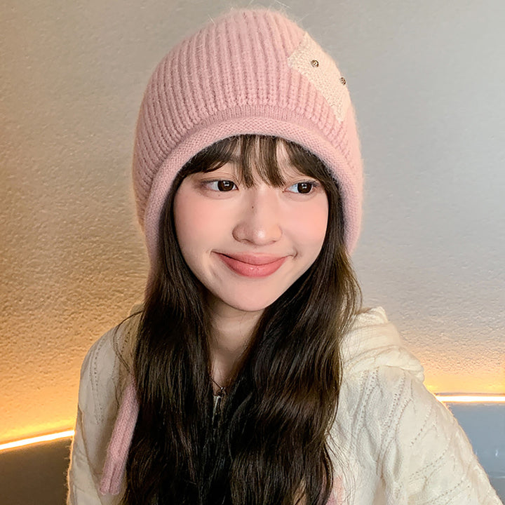 Women Self Design Beanie