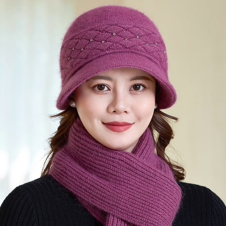 Women Self Design Beanie