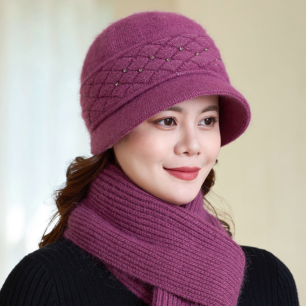 Women Self Design Beanie