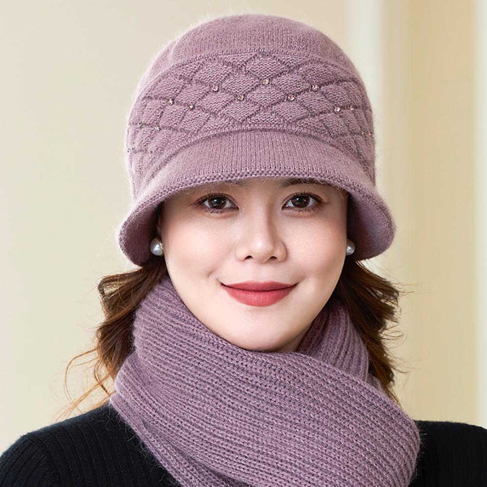 Women Self Design Beanie