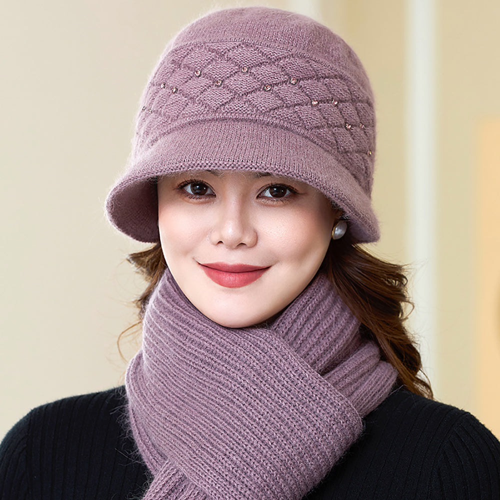 Women Self Design Beanie