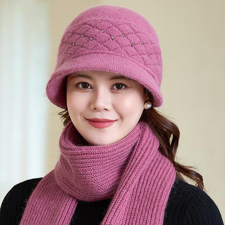 Women Self Design Beanie