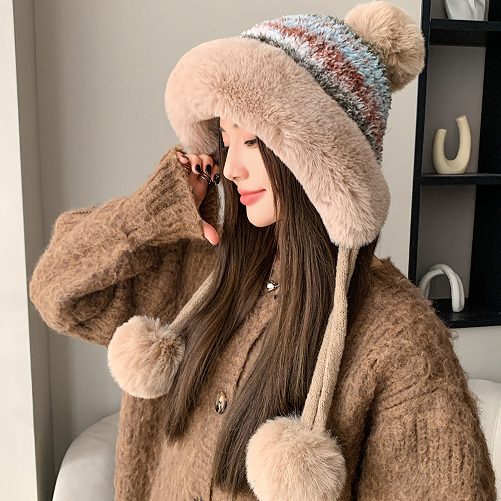Women Colourblocked Beanie