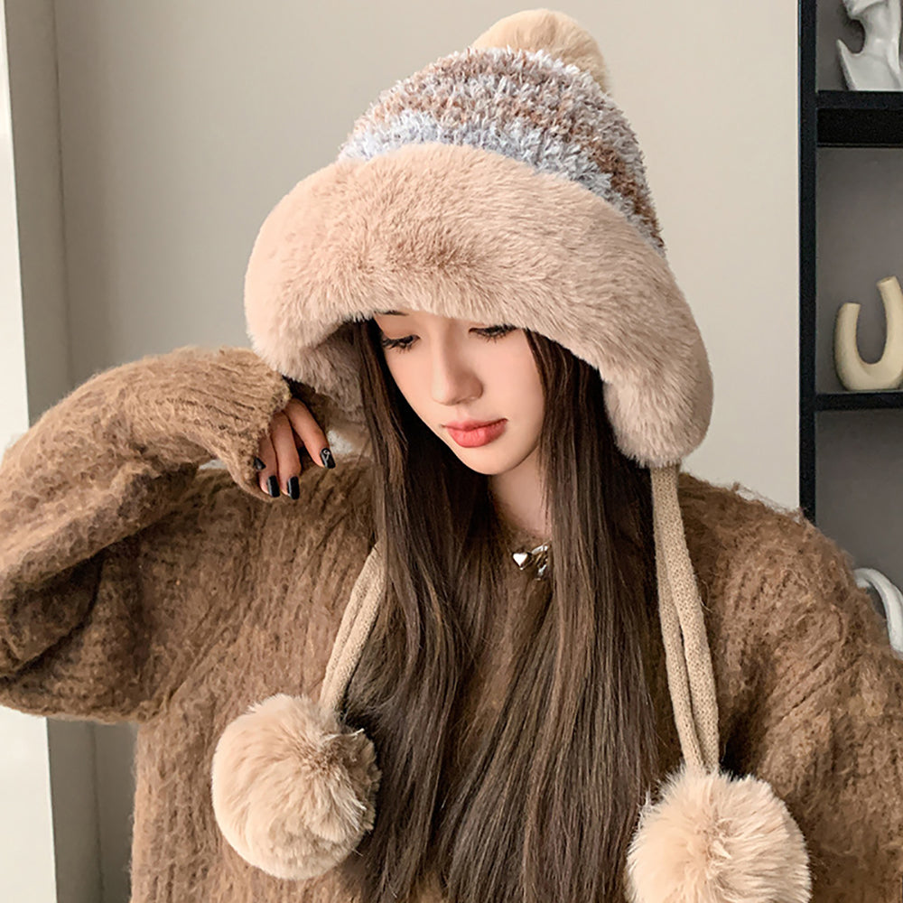Women Colourblocked Beanie