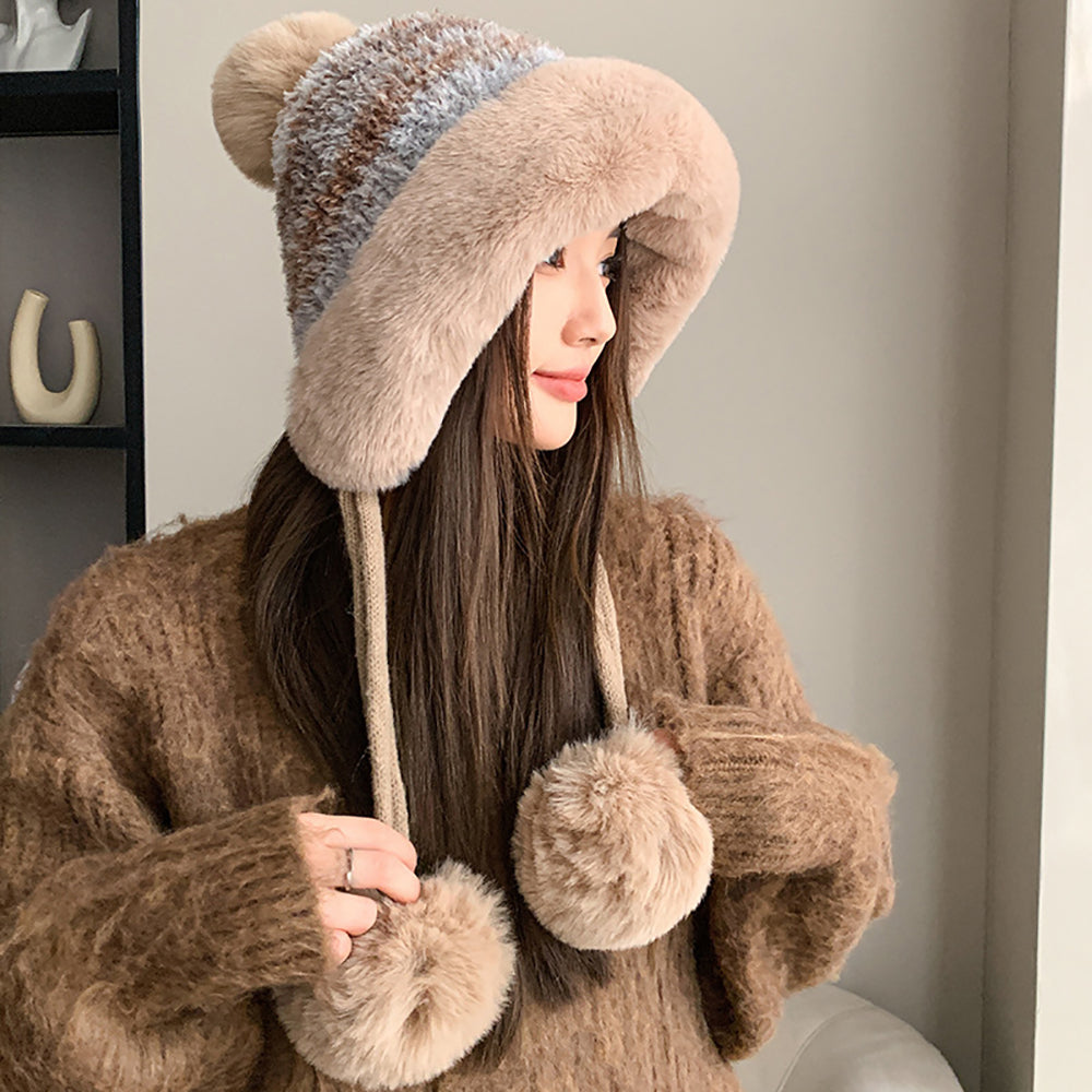 Women Colourblocked Beanie