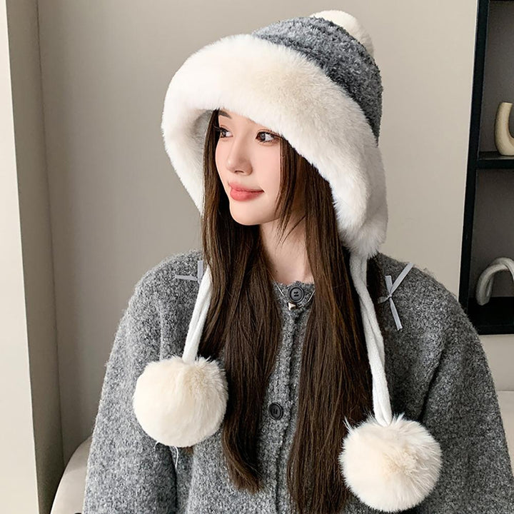 Women Colourblocked Beanie