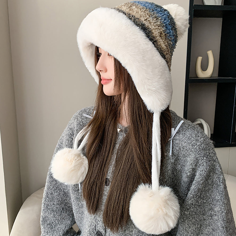 Women Colourblocked Beanie