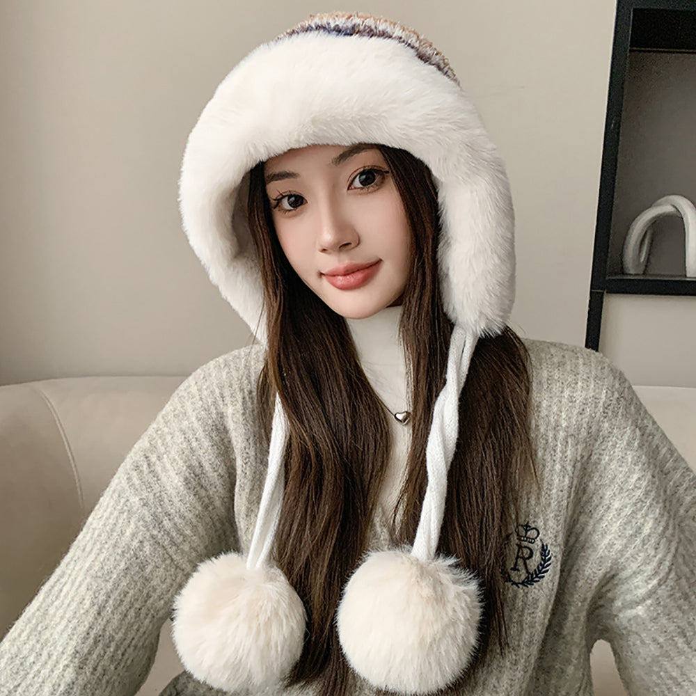 Women Colourblocked Beanie Cap