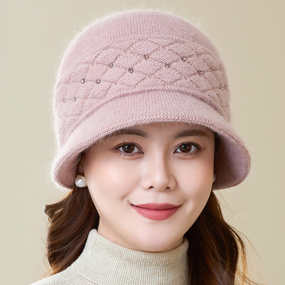 Women Self Design Beanie
