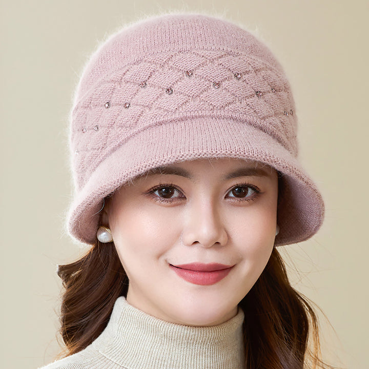 Women Self Design Beanie