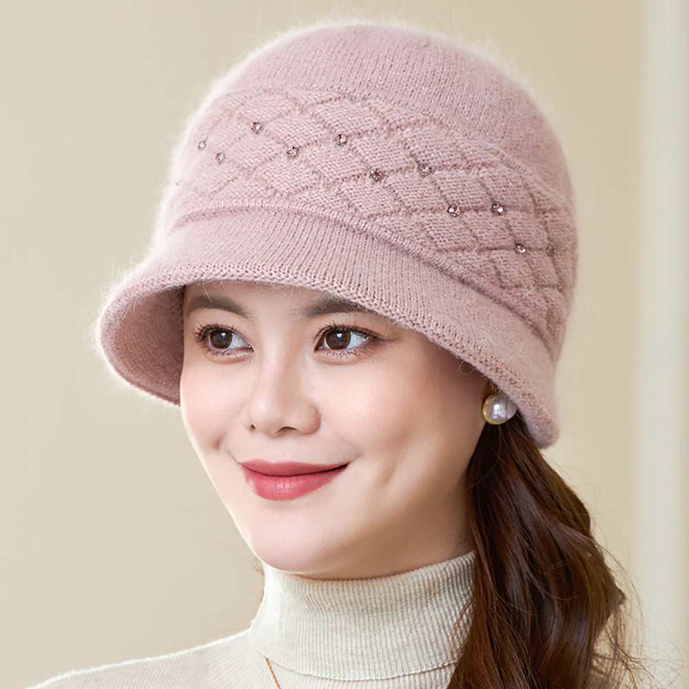 Women Self Design Beanie