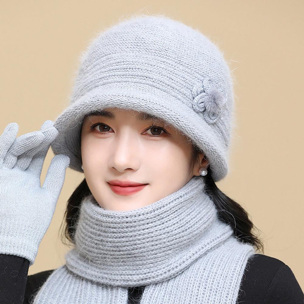 Women Self Design Beanie