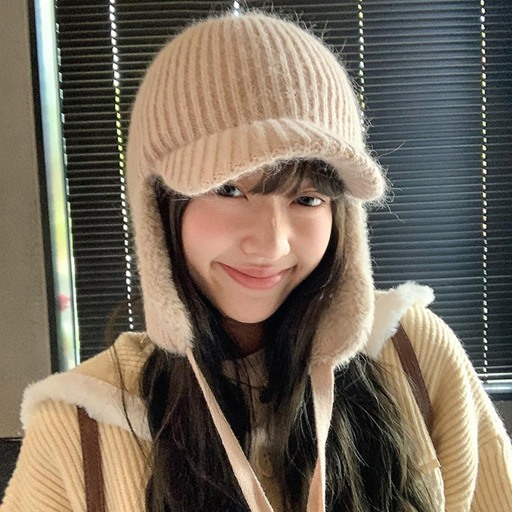 Women Self Design Beanie