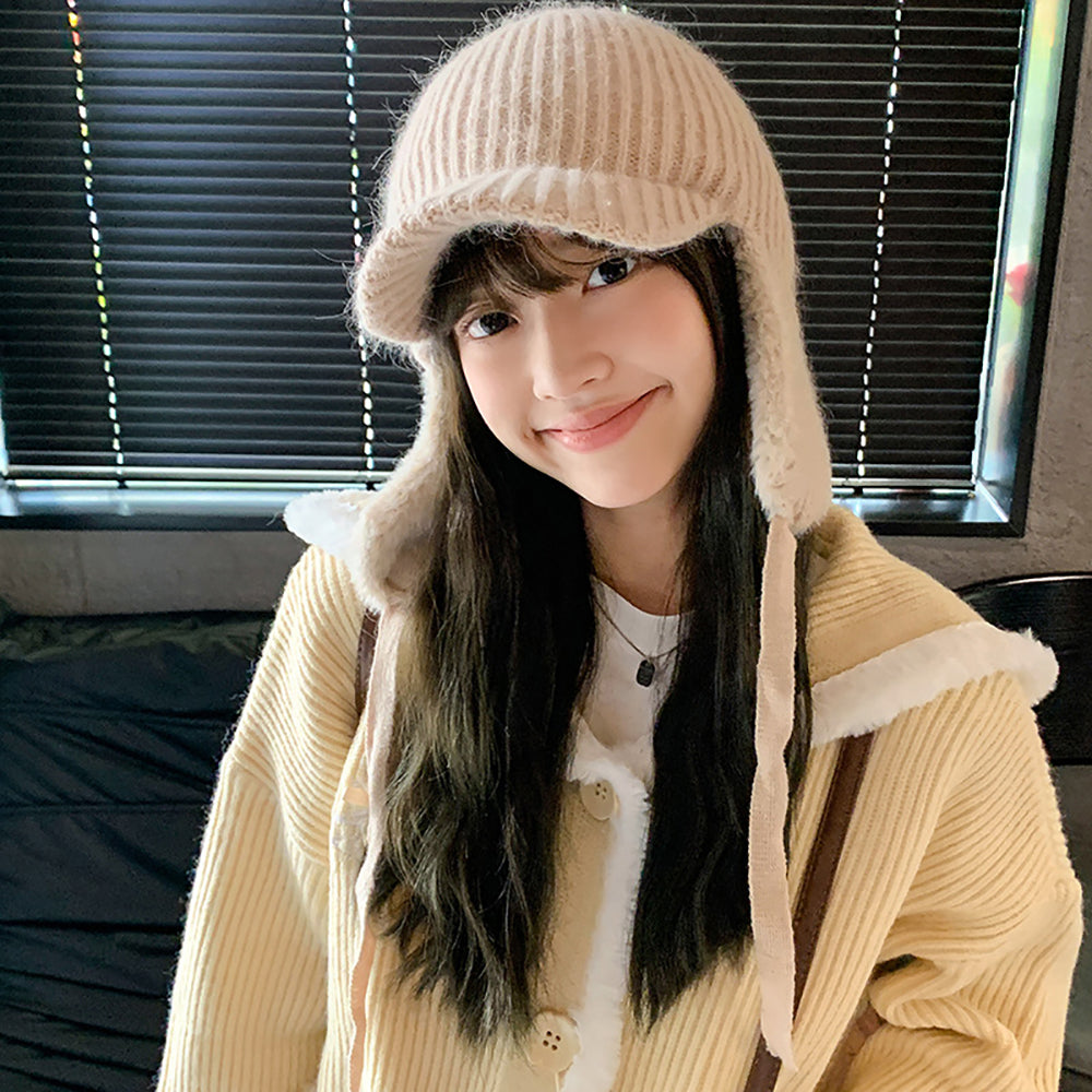 Women Self Design Beanie