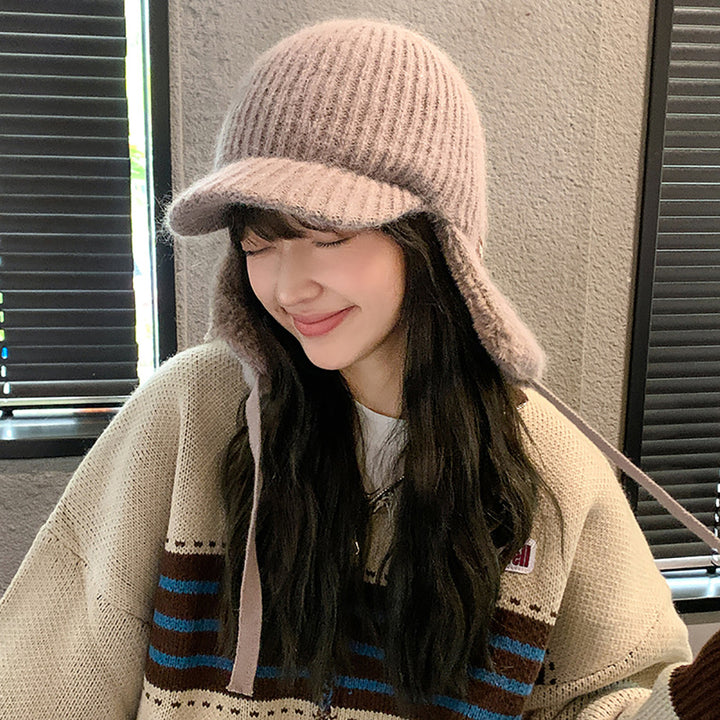 Women Self Design Beanie Cap