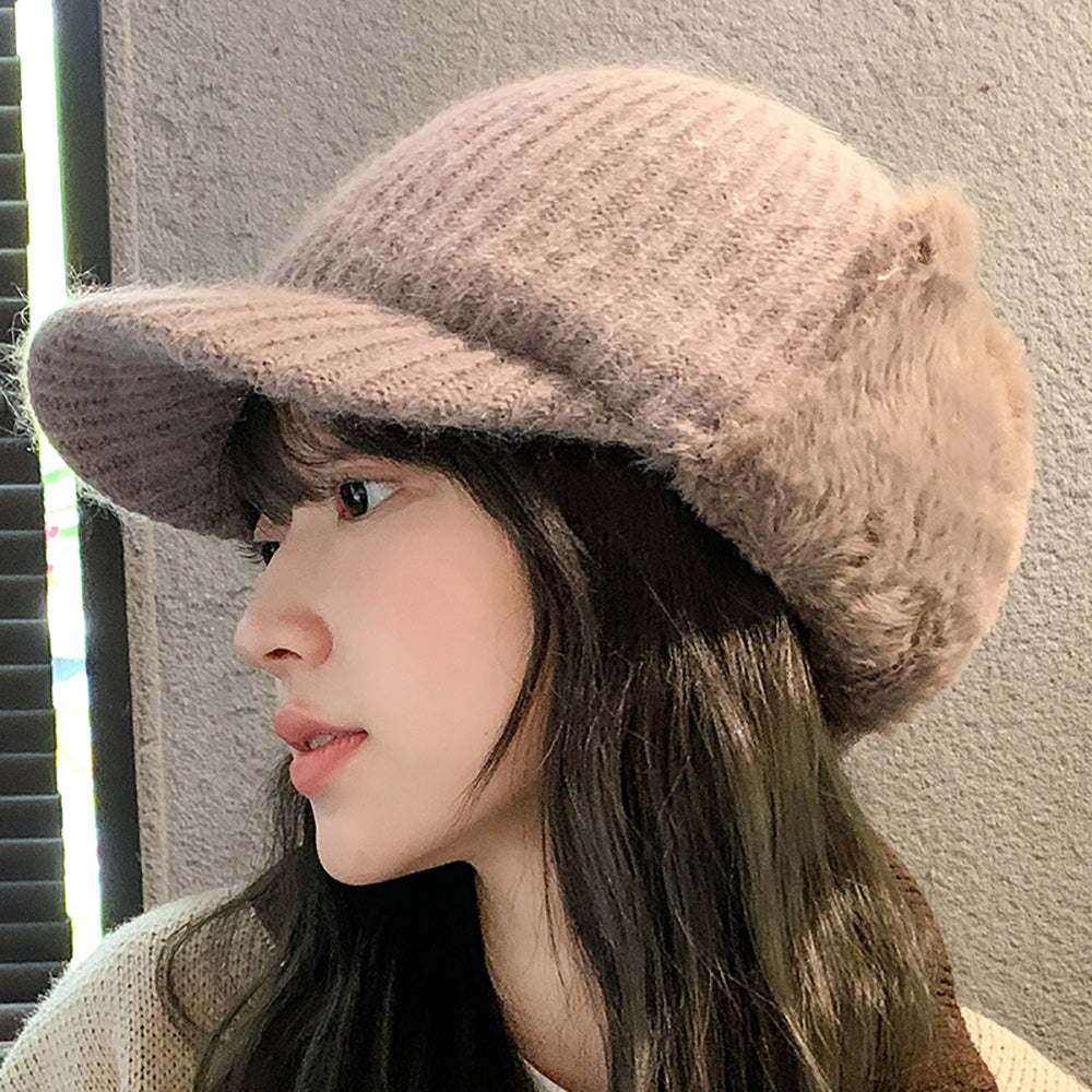 Women Self Design Beanie Cap