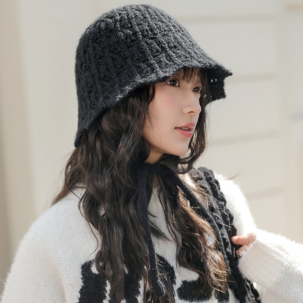 Women Self Design Beanie Caps