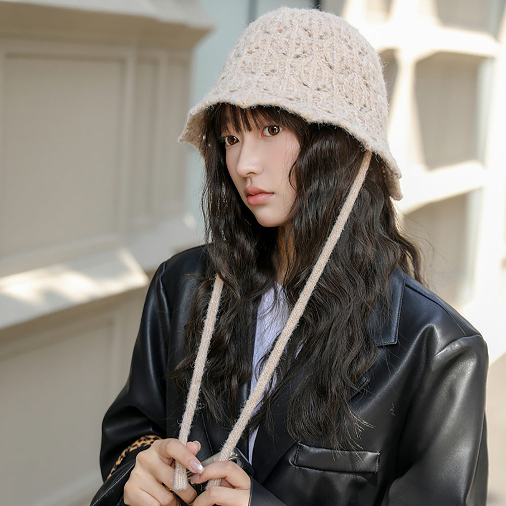 Women Self Design Beanie