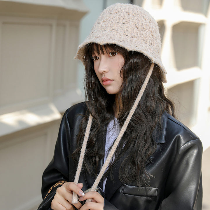 Women Self Design Beanie