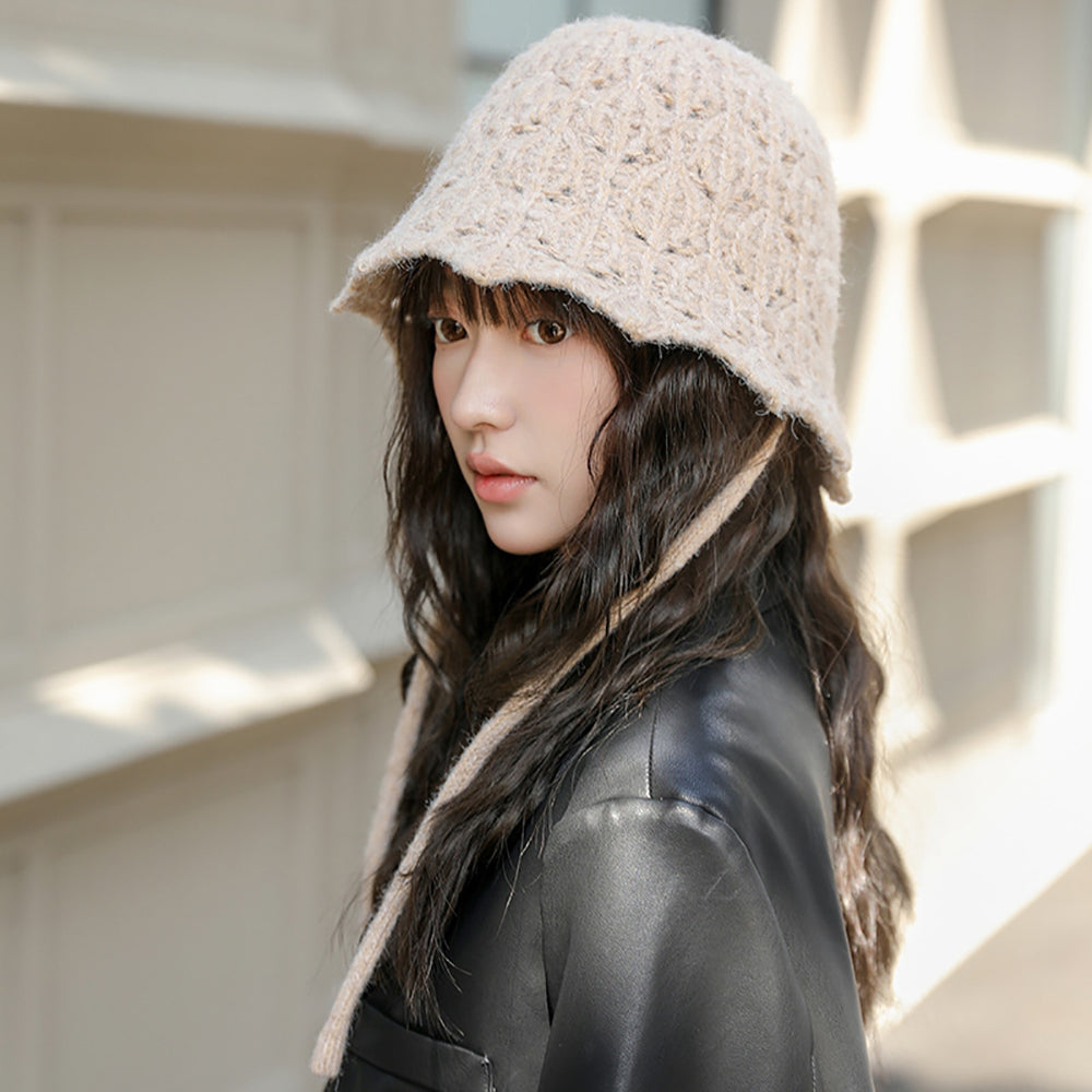 Women Self Design Beanie