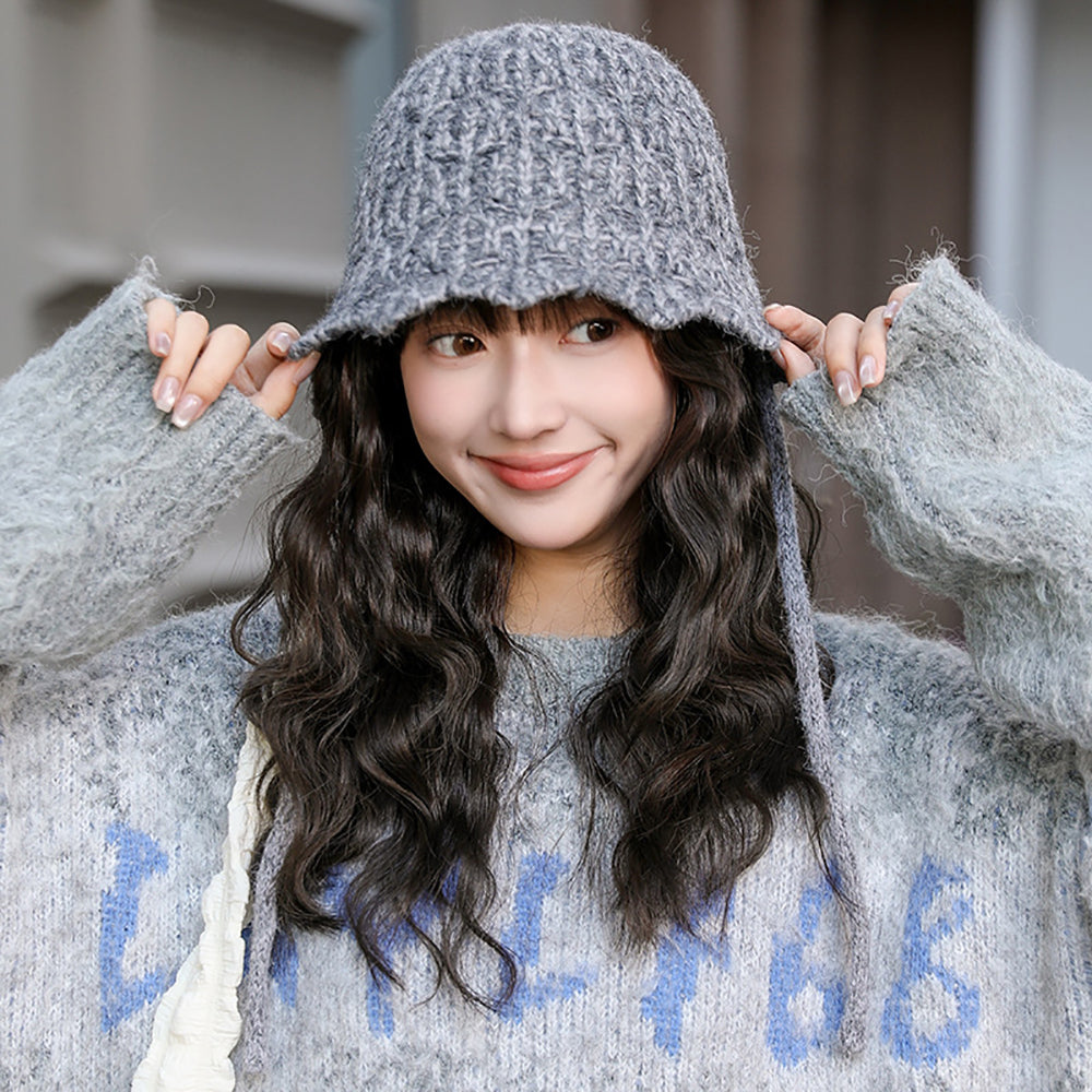 Women Self Design Beanie