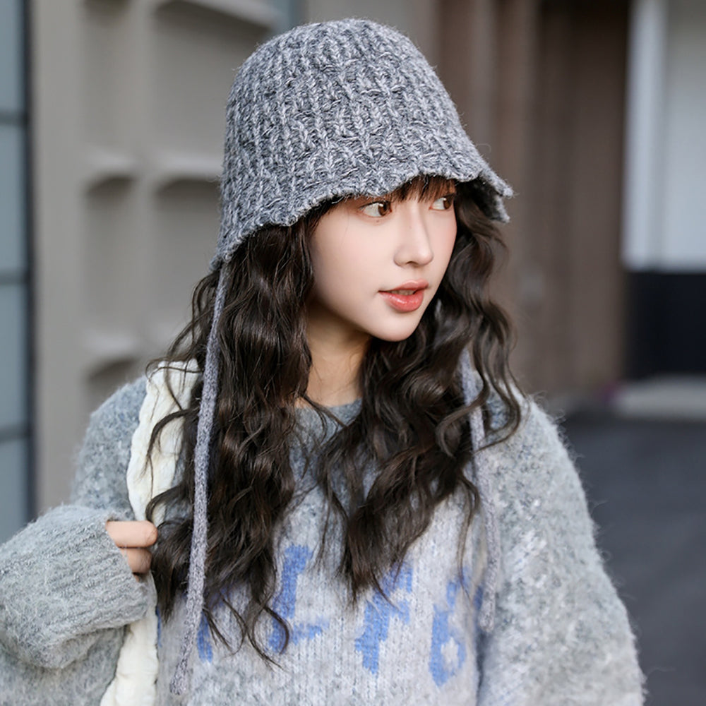 Women Self Design Beanie