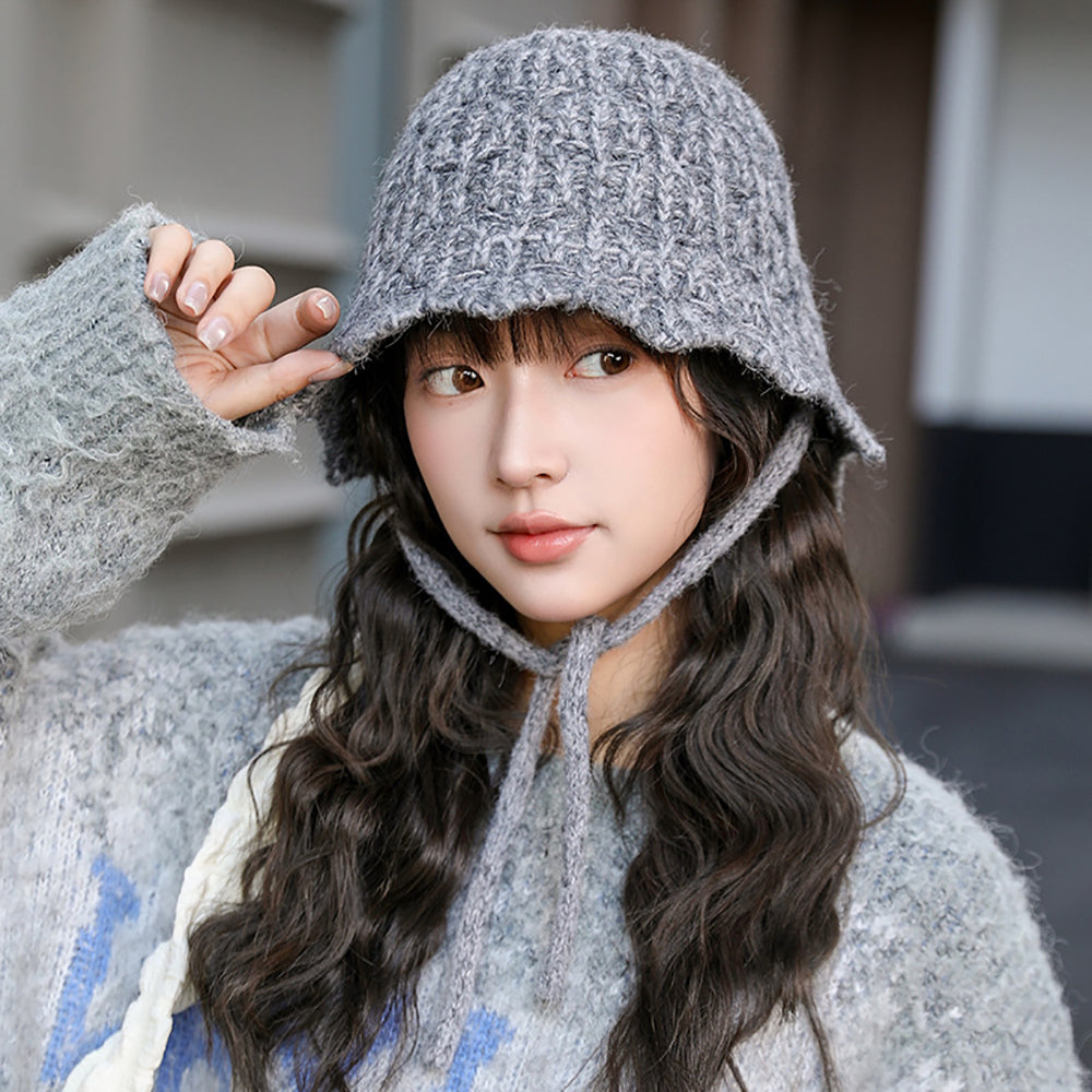 Women Self Design Beanie