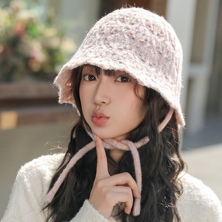 Women Self Design Beanie
